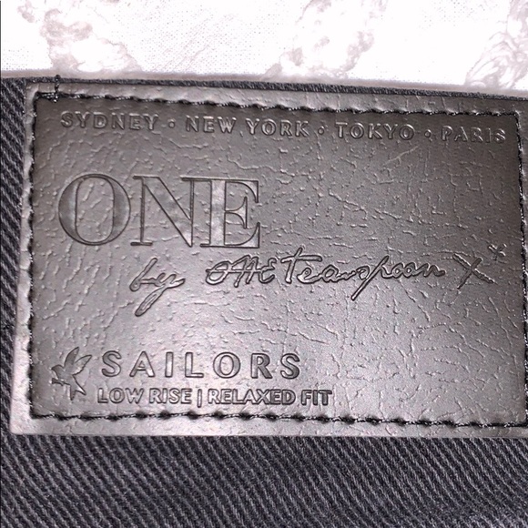 One Teaspoon Black Oak Sailors Relaxed Fit Denim - Picture 6 of 8